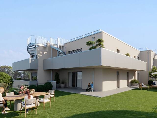 Immobilie in Haid - Baustart erfolgt: Penthouse mit einzigartigem Ausblick - B07 - Bild 1