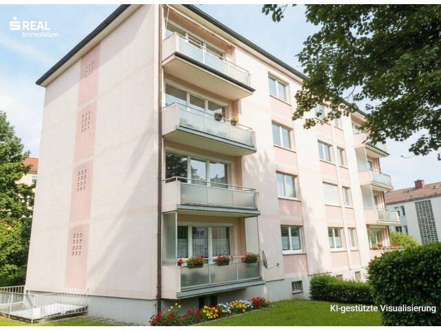 Immobilie in Fürstenfeld - Raumwunder mit Gestaltungspotenzial: 3-Zimmer-Wohnung in Fürstenfeld - Bild 1