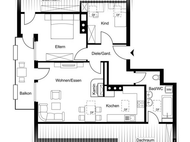 Immobilie in Nenzing - Stilvoll wohnen in Nenzing – Hochwertige 3-Zimmer-Wohnung mit Balkon - Bild 1