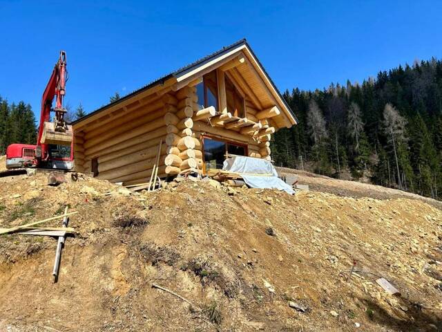 Immobilie in Feistritz ob Bleiburg - Exklusives Neubau Alpenchalet in Traumlage - Ruhe, Natur und Panorama auf 1.200 m Seehöhe - Bild 2