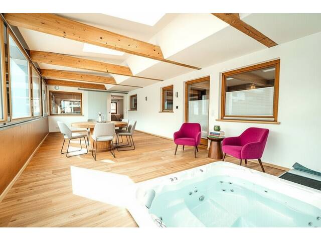 Immobilie in Eben am Achensee - 179 m² Wohnraum im Bungalowstil - ebenerdige Eigentumswohnung mit Wintergarten, Garage und in unmittelbarer SEENÄHE - Bild 0