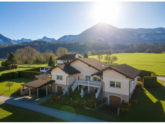Immobilie in Feistritz im Rosental - Premium-Mehrgenerationenhaus mit 3 Wohnbereichen, Top-Zustand, Windhager-Pelletheizung, 2 Garagen, XXL-Carport, Arrondierungsoption & Stausee fußläufig - Bild 1