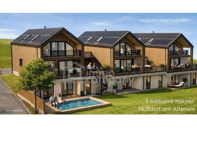 Immobilie in Nußdorf am Attersee - Exklusives Bauprojekt in Nußdorf am Attersee, kurz vor Fertigstellung. - Bild 0
