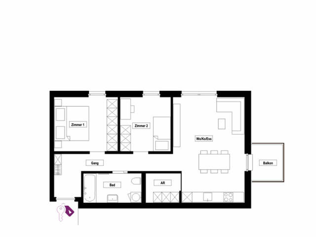 Immobilie in Lauterach - VERKAUFSSTART: Lauterach 3-Zi-Wohnung im DG - Bild 1