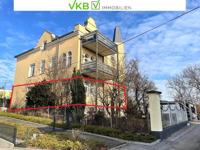 Immobilie in Leonding - Charmante Altbauwohnung mit Eigengarten und Villenflair in Leonding - Bild 1