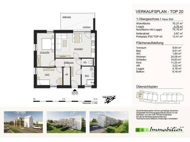 Immobilie in Gallneukirchen - GRÜNE ALLEE GALLNEUKIRCHEN - 2 und 3-Zimmer Wohnungen, 55-70m² NEUBAU ERSTBEZUG - Bild 0