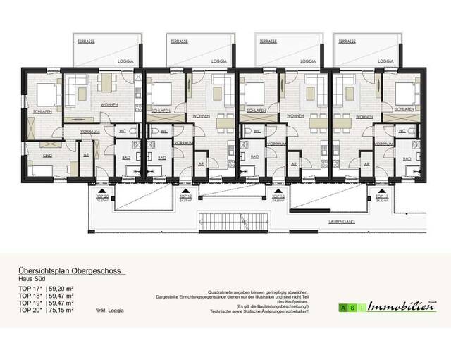 Immobilie in Gallneukirchen - GRÜNE ALLEE GALLNEUKIRCHEN - 2 und 3-Zimmer Wohnungen, 55-70m² NEUBAU ERSTBEZUG - Bild 1