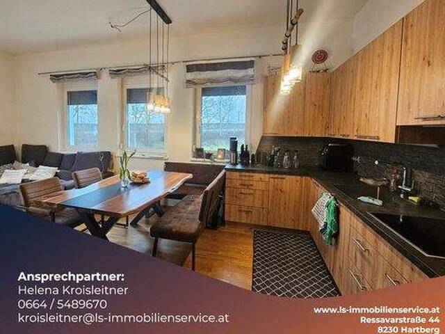 Immobilie in Lafnitz - Geräumige, barrierefreie 4-Zimmer-Wohnung mit Garten und Doppelcarport in Lafnitz - Bild 0