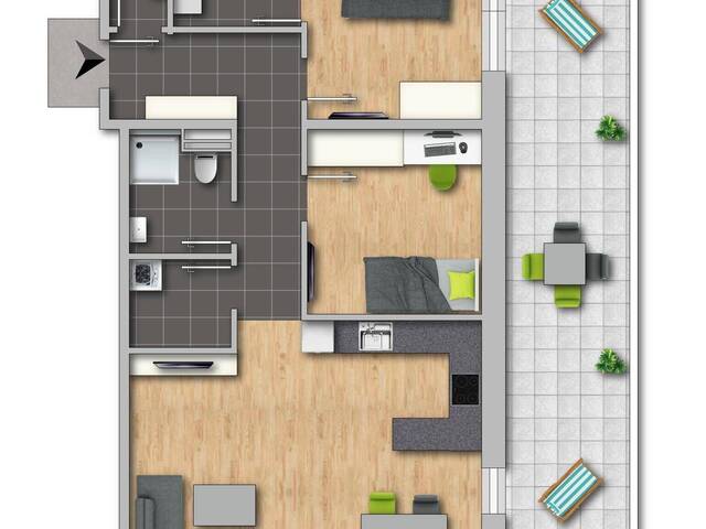 Immobilie in St. Jakob in Haus - • EXKLUSIVES NEUBAUPROJEKT -Exklusive 3-Zimmer-Wohnung mit großer Terrasse in St. Jakob in Haus - Bild 2