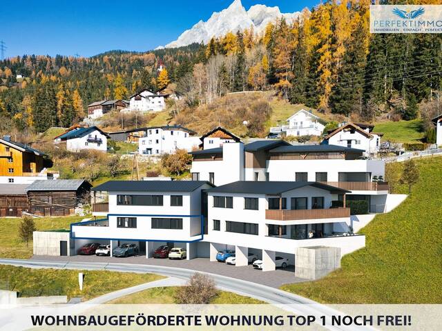 Immobilie in Strengen - Neubau: Wohnen mit Rifflerblick - Terrassenwohnung Top 1 - wohnbaugefördert! - Bild 0