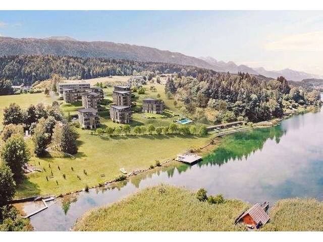 Immobilie in Hermagor - Valvora by Clofers - Luxusapartments mit Seeblick und privatem Seezugang zum schönen Pressegger See - Bild 1