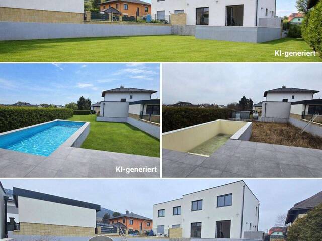 Immobilie in Nußdorf ob der Traisen - Ihr neues Zuhause in Reichersdorf – Doppelhaushälfte mit Pool & Traumgarten - Bild 4