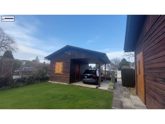 Immobilie in Steinbrunn - Erholsame Wochenenden und Sommertage im bezugsfertigen Holzhaus! - Bild 1