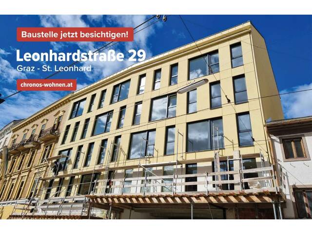 Immobilie in St. Leonhard - PROVISIONSFREI! Neubauprojekt 1-Zimmerwohnung direkt in der Leonhardstraße! - Bild 3