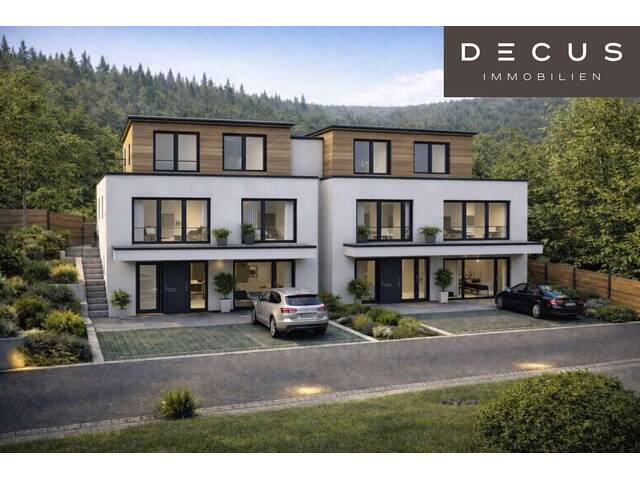 Immobilie in Pressbaum - | Exklusives Doppelhaus am Bartberg in Pressbaum | Panoramalage mit Blick auf den Wienerwaldsee & direkter Waldrandlage | Belagsfertig | - Bild 0