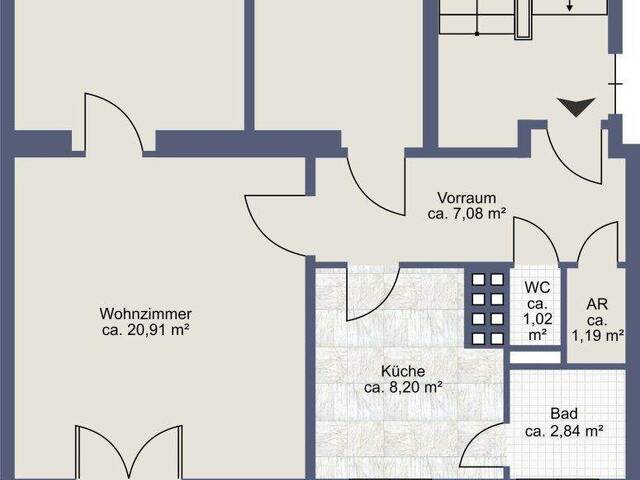 Immobilie in Salzburg - 3-Zimmer-Wohnung Nähe Zentrum Herrnau - Bild 3
