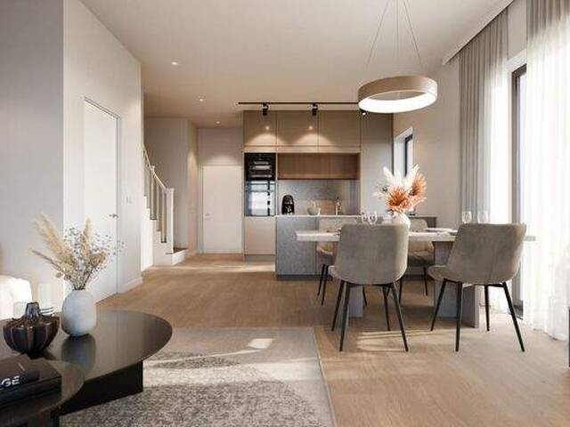 Immobilie in Edt - EDT-Living - Exklusive Luxus-Doppelhaushälfte mit Pool, Panorama-Glasfronten und traumhafter Nähe zur Traun - Haus 3 - Bild 3