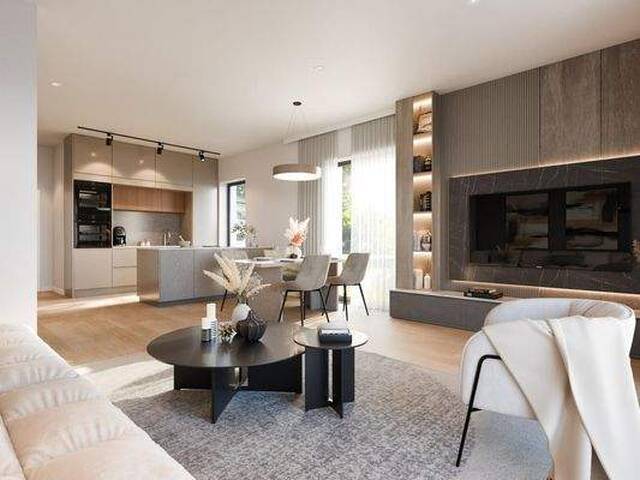 Immobilie in Edt - EDT-Living - Exklusive Luxus-Doppelhaushälfte mit Pool, Panorama-Glasfronten und traumhafter Nähe zur Traun - Haus 1 - Bild 2