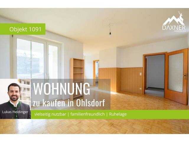 Immobilie in Ohlsdorf - Vielseitig nutzbare 3-Zimmer-Wohnung in Ruhelage - Bild 3