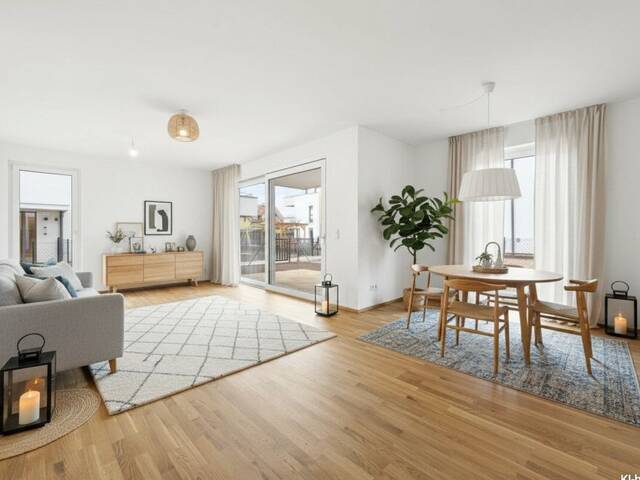 Immobilie in Wiener Neustadt - PROVISIONSFREI! Hochwertig konzipierte 3-Zimmer-Wohnung mit Garten | Offene Wohnküche, Schrankraum | Tiefgarage - Bild 0