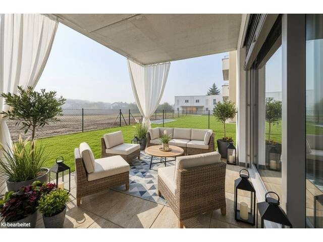 Immobilie in Wiener Neustadt - PROVISIONSFREI! 3-Zimmer-Traumwohnung mit sonniger Terrasse & Garten - Bella Vita pur - Bild 3