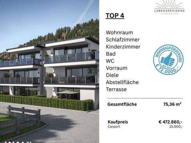 Immobilie in Mittersill - Lebensresidenz Lendsiedlung | Obergeschoss | TOP 4 - Bild 2