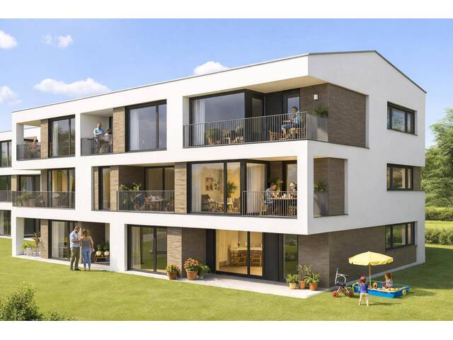 Immobilie in Köttmannsdorf - BACHGEFLÜSTER! Moderne Neubauwohnungen im Zentrum von Köttmannsdorf - Bild 1