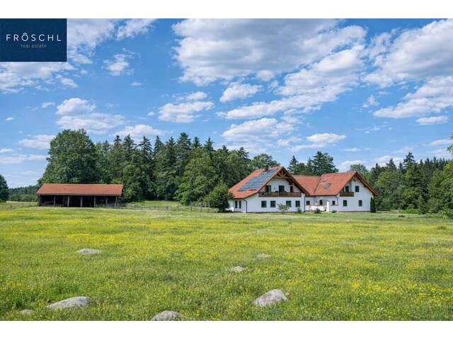 Immobilie in Heidenreichstein - Einzigartiges Landgut im Waldviertel – 70.010 m² mit Wohnhaus, Ferienwohnungen & Alpaka/Yak-Zucht - Bild 0