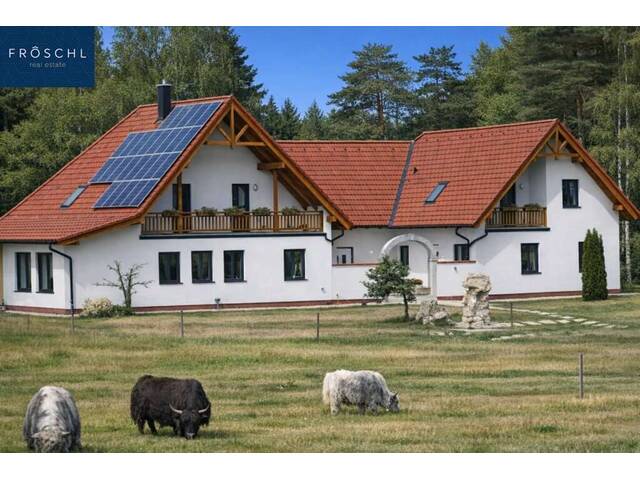 Immobilie in Heidenreichstein - Einzigartiges Landgut im Waldviertel – 70.010 m² mit Wohnhaus, Ferienwohnungen & Alpaka/Yak-Zucht - Bild 1