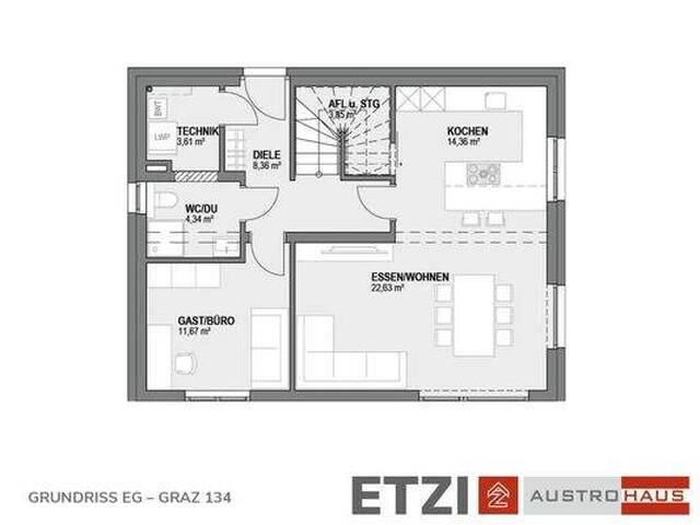 Immobilie in Laakirchen - Wohnen im Salzkammergut: Laakirchen â? In der Au â? ab € 434.340,- - Bild 1