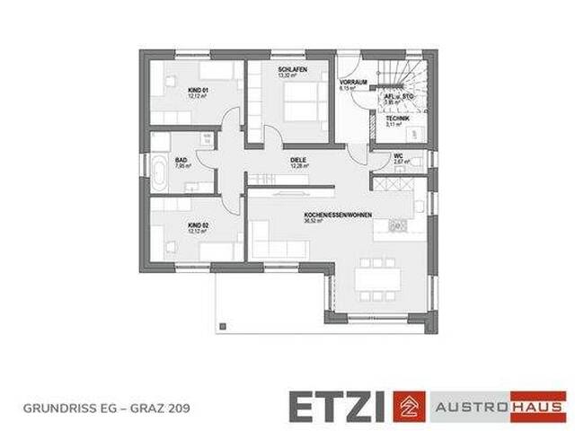 Immobilie in Laakirchen - Wohnen im Salzkammergut: Laakirchen â? In der Au â? ab € 434.340,- - Bild 4