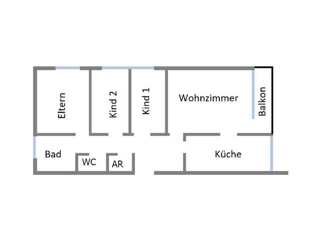 Immobilie in Höchst - Attraktive 4-Zimmer-Wohnung mit Balkon in zentraler Lage von Höchst - Bild 2