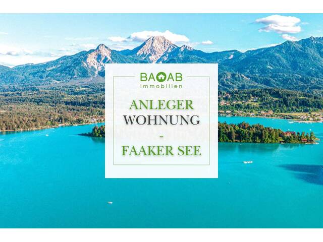 Immobilie in Pogöriach - Seenahe Etagenwohnung mit Balkon und Nutzungsspielraum | Kurzzeitvermietung erlaubt - Bild 0