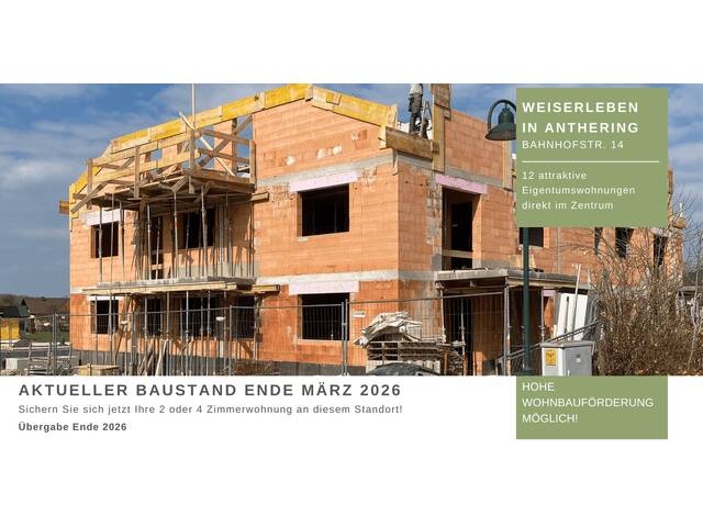 Immobilie in Anthering - 2-Zimmerwohnung mit Balkon- Neubau in zentraler Lage in Anthering - Bild 2