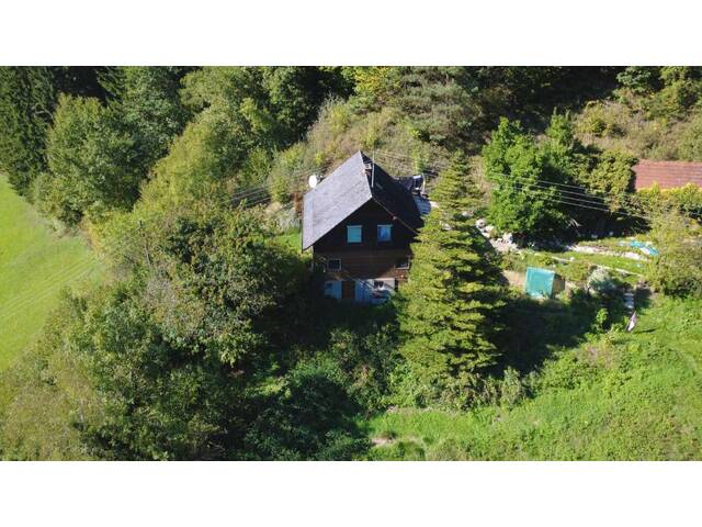 Immobilie in St. Gertraud - 9413 St.Gertraud/Prössinggraben Wald. und Wiesenliegenschaft mit Holzhaus - Bild 0