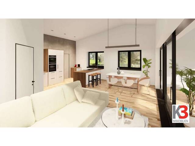 Immobilie in Magdalensberg - K3 - NEUBAUBUNGALOW IM ERSTBESITZ, hochwertige Ausstattung, belagsfertig bis schlüsselfertig, Doppelcarport, ruhige Dorfrandlage. - Bild 4