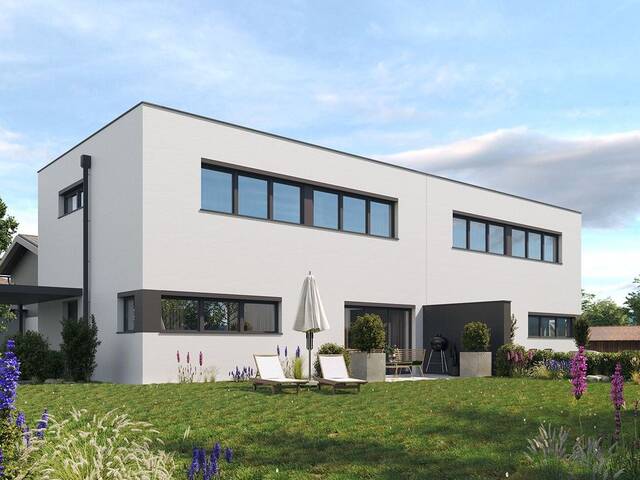 Immobilie in Leonding - MODERNES DOPPELHAUS in bevorzugter SIEDLUNGSLAGE - MUSTERHAUS VORHANDEN - Bild 1