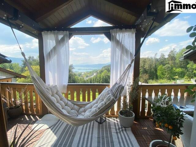 Immobilie in Pörtschach am Wörther See - 3-Zimmer-Balkonwohnung mit traumhaftem Panoramablick über dem Wörthersee in Pörtschach - Bild 1