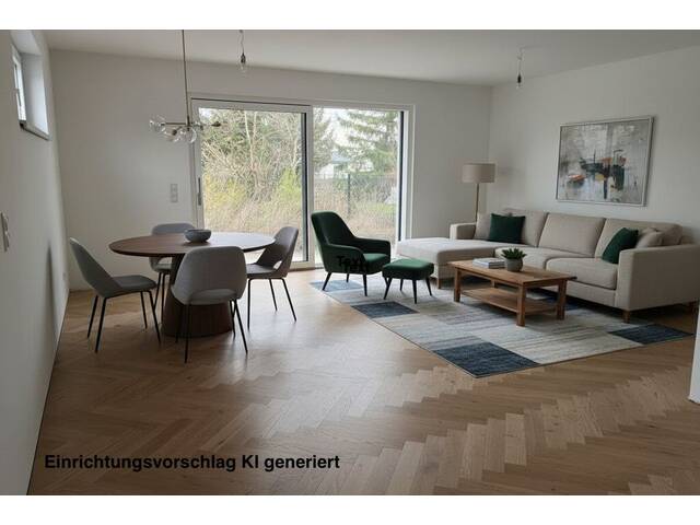 Immobilie in Theresienfeld - Topmoderne Doppelhaushälfte Haus 4, belagsfertig, hochwertige Ausstattung mit Vaillant Wärmepumpe, Internorm Fenster, gelegen am Ende einer Sackgasse - Bild 4