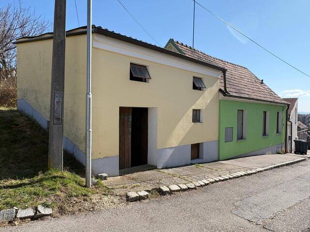 Immobilie in Dürnkrut - Zimmer, Küche, Kabinett + Presshaus mit schöner Kellerröhre - sofort bezugsbereit für nur 89.000 € - Bild 1