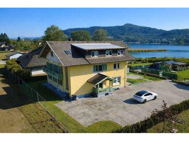 Immobilie in Krumpendorf - Gepflegtes Appartementhaus direkt am Wörthersee inklusive Panoramaseeblick sowie Badesteg und Bootsunterstand - Bild 3