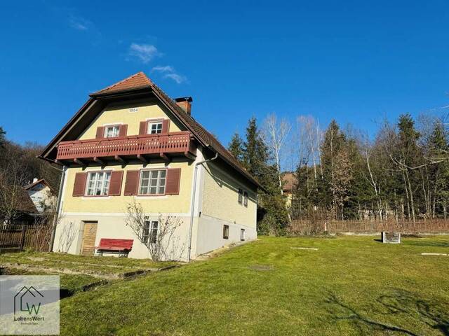 Immobilie in Eibiswald - Einfamilienhaus mit 1.395 m² Grundstück in absoluter Ruhelage - großes Potenzial - Bild 0