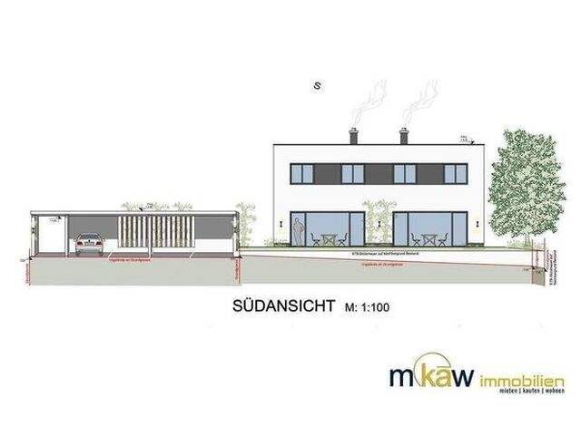 Immobilie in Mattsee - Lochen am See - Neubau Doppelhaushälfte Haus 6 zu verkaufen - Bild 1