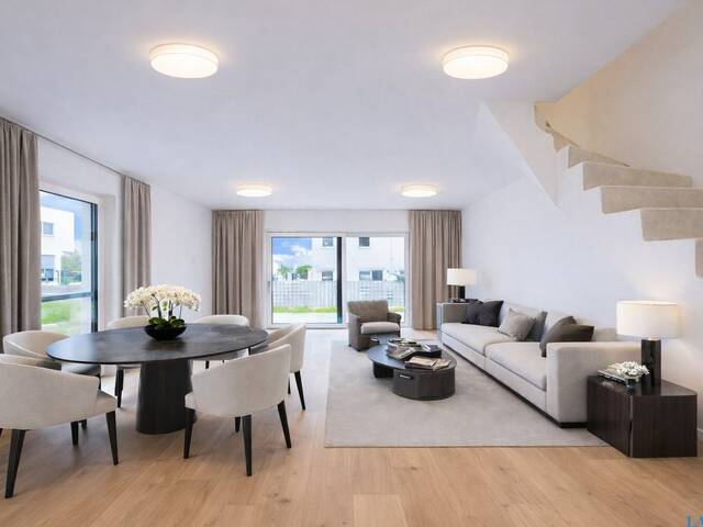 Immobilie in Parndorf - +PROVISIONSFREI+ Wohnen am See: Moderne 5-Zimmer-Doppelhaushälfte in Parndorf! - Bild 1