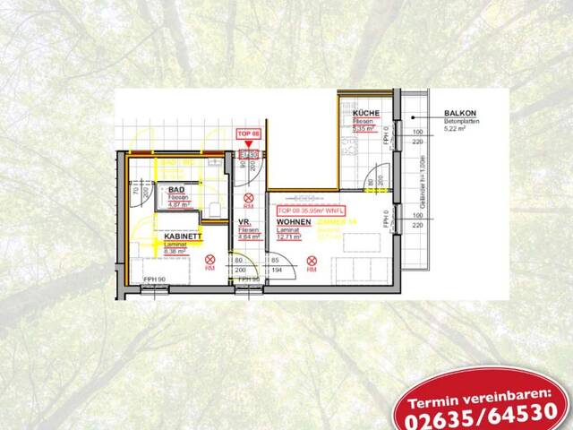 Immobilie in Payerbach - 36 m² Anlegerwohnung mit Balkon in Payerbach - Bild 3