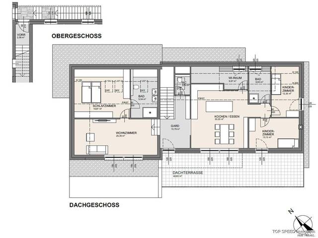 Immobilie in Bischofshofen - Penthouse - Highlight: 145 m² Wohnfläche mit sonniger Dachterrasse in Bischofshofen - Bild 3
