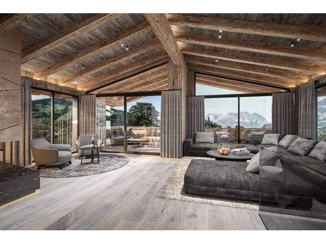 Immobilie in Aurach bei Kitzbühel - Gediegenes Neubaulandhaus mit Freizeitwohnsitz - Bild 2