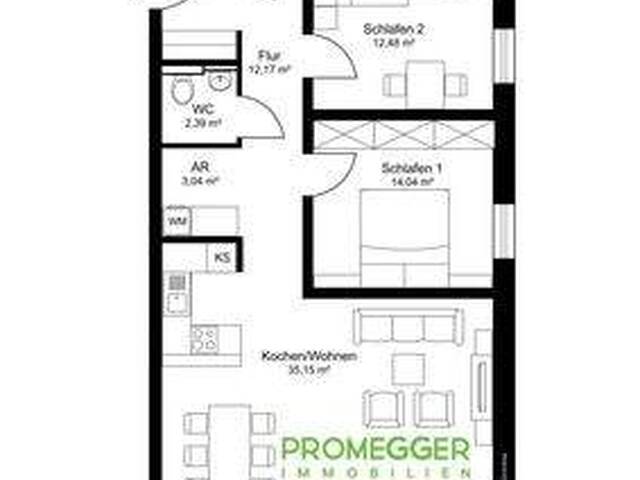Immobilie in Oberalm - NEUBAUPROJEKT: PRÖLLHOFSTRASSE | OBERALM - 3 Zimmer Balkonwohnung - Provisionsfrei! - Bild 2