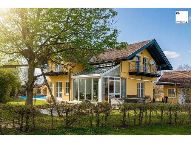 Immobilie in Moosdorf - Sehr gepflegtes Familienhaus mit Pool, Fischteich und neuem Pelletssystem - großer Garten - Bild 4