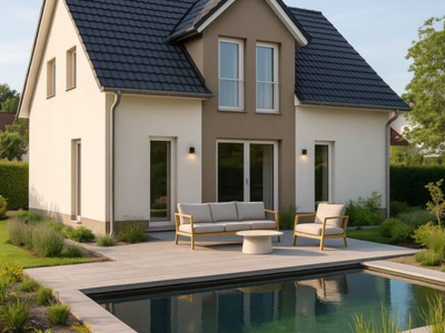 Immobilie in Ravelsbach - BAUMEISTER-UNIKAT STATT FERTIGHAUS: Aktionshaus LENA & Grund monatlich schon ab € 1.597,-* - Bild 0